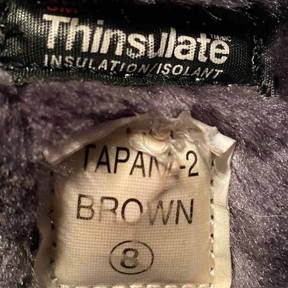 Dream Pairs, Thinsulate, brown winter boots w/fur/fleece insides, size 8 - Picture 8 of 10